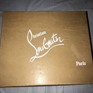 Used gold spikes Christian Louboutin Pumps